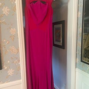 AUTHENTIC BIBHU MOHAPATRA BEAUTIFUL PINK SILK GOWN RUNWAY RED CARPET